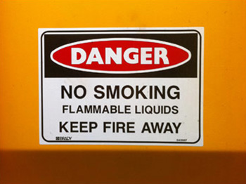 Storing flammable combustibles