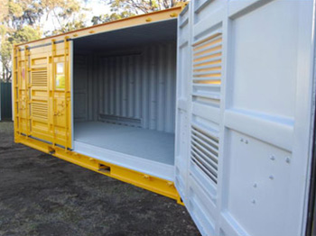 Dangerous goods side opening shipping container