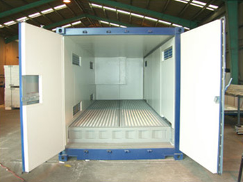 Oil fuel storage insulated container