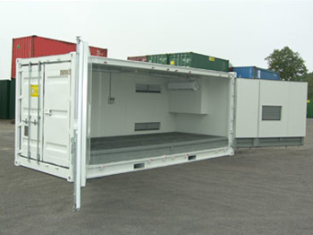 Insulated hazardous goods shipping container